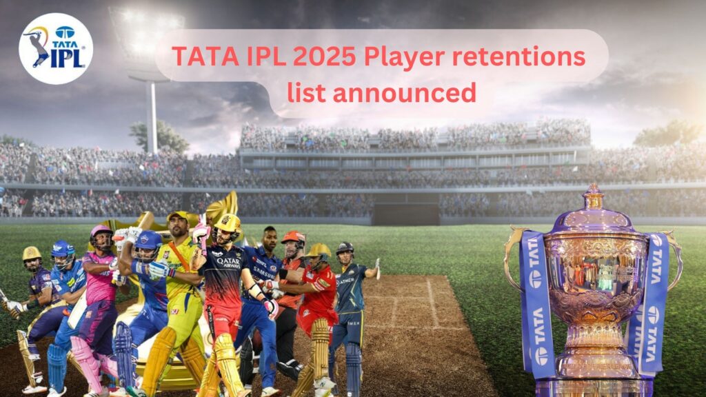 TATA IPL 2025 Player Retentions list Announced